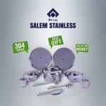 SAIL Salem Stainless 10 Pcs Salad Dinner Set