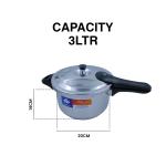 SAIL Pressure Cooker (Stainless Steel – 2L, 3L & 5.5L)