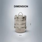 SAIL Salem Stainless 4 Layer Lunch Box