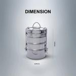 SAIL Salem Stainless 4 Layer Lunch Box