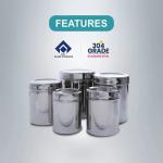 SAIL 5 Pcs Storage Container