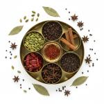 Peacock Brass Spice Box 50G